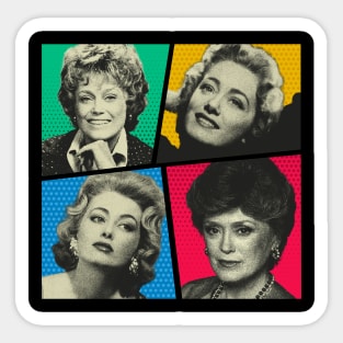 Rue McClanahan Comics Sticker